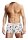 Prowler Badeshorts Petplay weiß S - XL