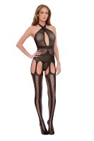Baci Diamonte Bodysuit Black Onesize - Queensize