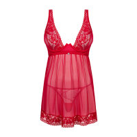 Obsessive Lacelove babydoll & thong XS/S - XL/XXL