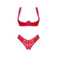 Obsessive Lacelove cupless 2-pcs set  M/L - XL/XXL