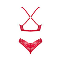 Obsessive Lacelove cupless 2-pcs set  M/L - XL/XXL
