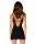 Bellastia Chemise with Thong - Black XS/S - XL/XXL