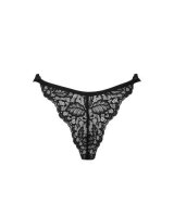 Bellastia Lace Thong - Black - XS/S - XL/XXL