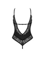 Bellastia Crotchless Teddy - Black XS/S - XL/XXL