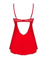 Obsessive Ingridia Kleid mit String rot XS/S - XL/XXL