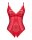 Obsessive Chilisa Body mit Ouvert String rot XS/S - XL/XXL