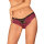 Obsessive - Rosenty Panties - Black/Purple - XS/S - XL/XXL
