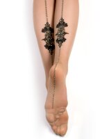 Ballerina - Fantasy Hold-Up - Stockings (20 denier) - Black - S/M - L/XL