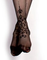 Ballerina - Fantasy Hold Ups - Stockings (20 denier) - Black - S/M - L/XL