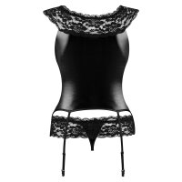Beauty Night Fashion Raven set black S/M - XXL/3XL