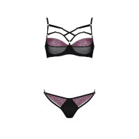 Casmir Lili 2pcs set black-violet S/M - XXL/3XL