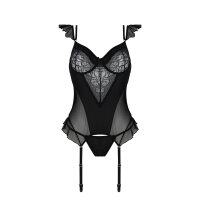 Casmir Kitasana corset & thong black-purple S/M - XXL/3XL