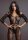 Lace Sleeved Bodystocking - Black Onesize - Queensize
