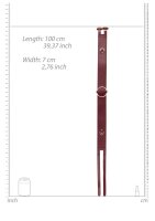 Ouch Halo - Waist Belt Burgundy S/M - L/XL