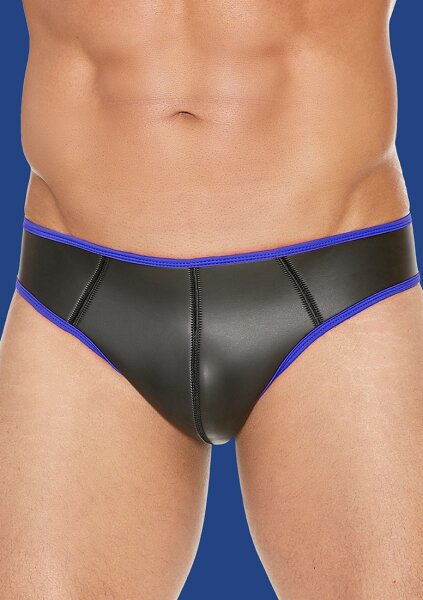 Shots Ouch! Neoprene Jockstrap blau S/M - L/XL