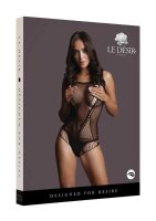 Contrast Net Teddy - Black Onesize - Queensize