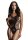 Fence Net Suspender Bodystocking Black Onesize - Queensize