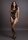 Fence Net Suspender Bodystocking Black Onesize - Queensize