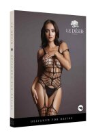 Shredded Bodystocking - Black Onesize - Queensize