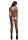 Shredded Bodystocking - Black Onesize - Queensize