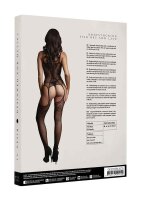 Fishnet und Lace Bodystocking Black - Onesize - Queensize