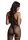 Net High Neck Bodystocking Black - Onesize - Queensize