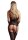 Suspender Rhinestone Bodystocking - Black Onesize - Queensize