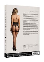 Peek-A-Boo Fishnet Dress Black Onesize - Queensize