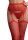 Suspender Rhinestone Pantyhose Red Onesize - Queensize