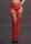 Suspender Rhinestone Pantyhose Red Onesize - Queensize
