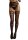 Suspender Striped Pantyhose Black Onesize - Queensize