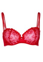 Very sexy unlined lace bra Red - 75D - 85D