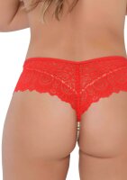 Ashley Pearl String Red - S/M - L/XL