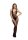 Le Désir Bodystocking with Accentuated Lines Black Onesize - Queensize