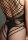 Le Désir Bodystocking with Accentuated Lines Black Onesize - Queensize