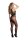 Le Désir Bodystocking with Accentuated Lines Black Onesize - Queensize