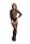 Le Désir Bodystocking with Long Sleeves and Short Turtleneck Black Onesize - Queensize