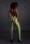 Shots Ouch! UV-Neon Bodystocking grün Onesize - Queensize