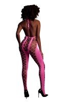 Shots Ouch! UV-Neon Bodystocking pink Onesize - Queensize