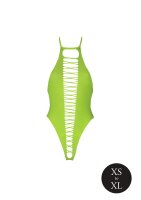 Shots Ouch! UV-Neon Body mit Cut Outs grün Onesize - Queensize