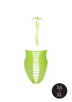 Shots Ouch! UV-Neon Body mit Cut Outs grün Onesize - Queensize