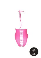 Shots Ouch! UV-Neon Body mit Cut Outs pink Onesize - Queensize