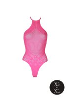 Shots Ouch! UV-Neon Body mit Neckholder pink Onesize - Queensize