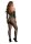 Lace Long-Sleeved Bodystocking Green Onesize - Queensize