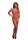 Lace Long-Sleeved Bodystocking Red Onesize - Queensize