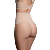 Bye Bra Seamless High Waist Thong Medium Control - S - XXL