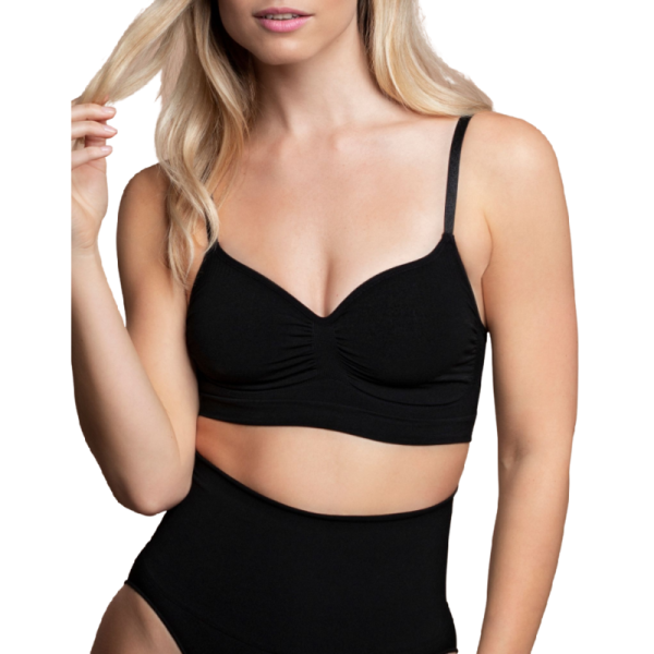 Bye Bra Seamless Bra Medium Control - Black S - XXL