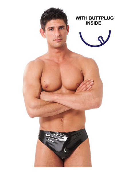 Rimba - Mens Briefs with buttplug inside (10 x 3.5 cm) - S - XL