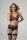 Christine 3 pc Lingerie-set Sanne -black animal S - XL