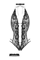 Christine Open crotch Body-Set Renee - black S/M - L/XL